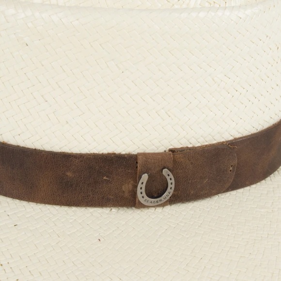 SEAGER L'AMOUR BUCKAROO STRAW HAT - Picture 3 of 4